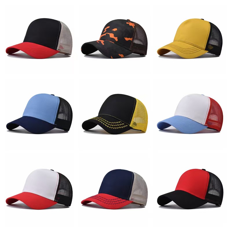 New 5 Pane Mesh Baseball Cap A - Trucker Cap Mesh 评论和价格