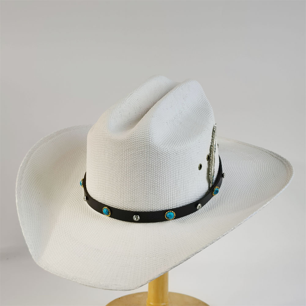 Men Stiff Straw Cowboy hat wom - Cowboy Hat Straw 评论和价格