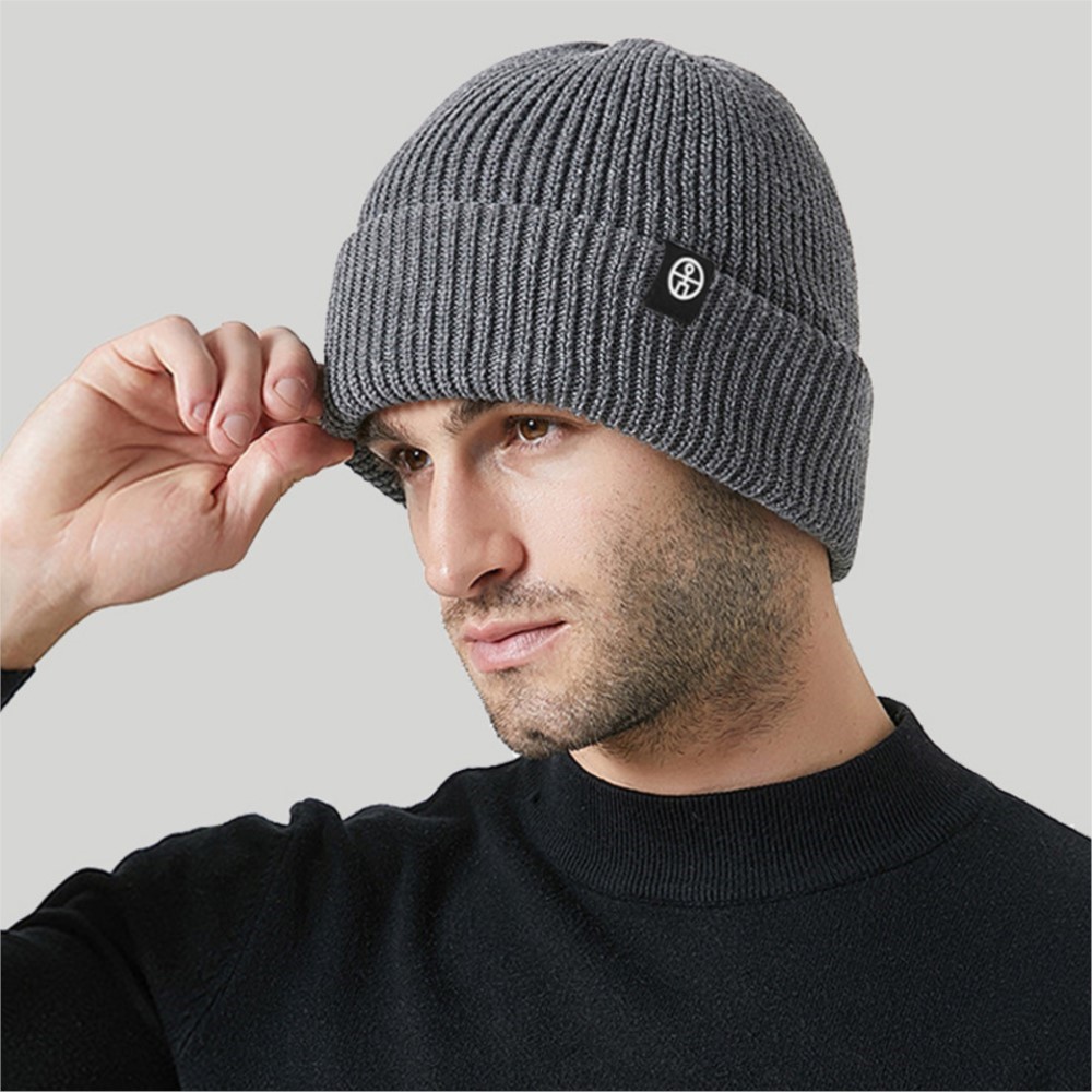 Daily Wear Cuffed Beanie Hat W - Beanie Cuffed Knit 评论和价格
