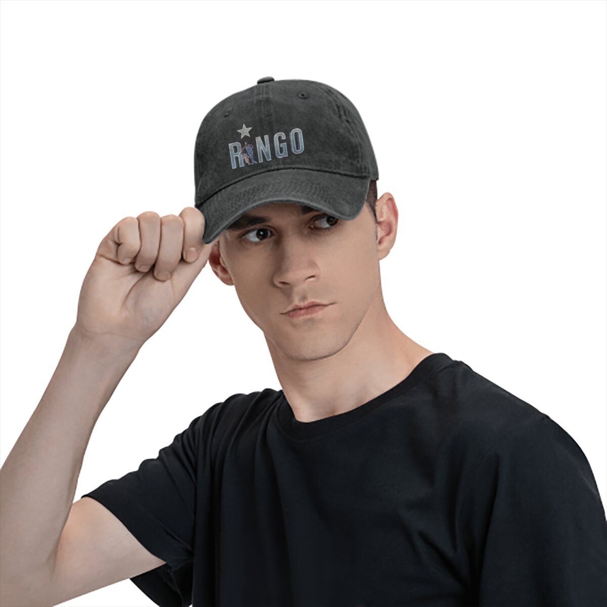 Washed Men's Baseball Cap Ring - Golf Cap Dad 评论和价格